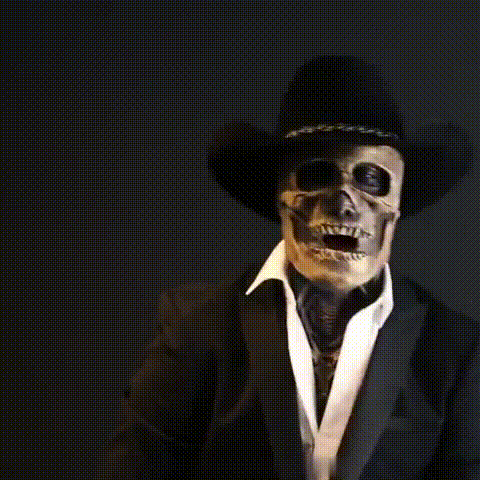 BowLift | Halloween Skull Mask with Brain Detail