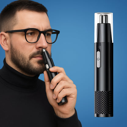 Skanto | Rechargeable Nose Hair Trimmer | Cordless, Safe Blades & Portable Design for Men and Women