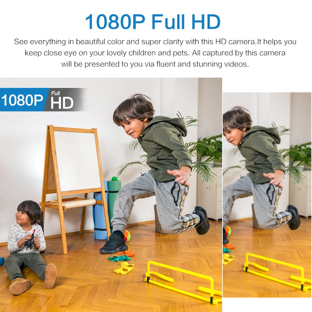Skanto | Waterproof HD Mini Camera with Night Vision and Wide-Angle Lens IP WiFi 1080P HD 160° Wide Angle