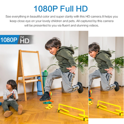 Skanto | Waterproof HD Mini Camera with Night Vision and Wide-Angle Lens IP WiFi 1080P HD 160° Wide Angle