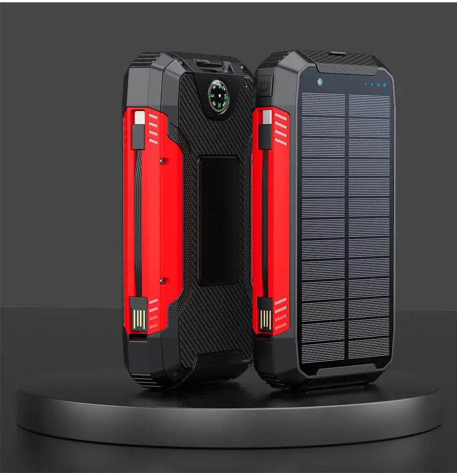 Skanto | 30000mAh Solar Charger Wireless Waterproof Power Bank External