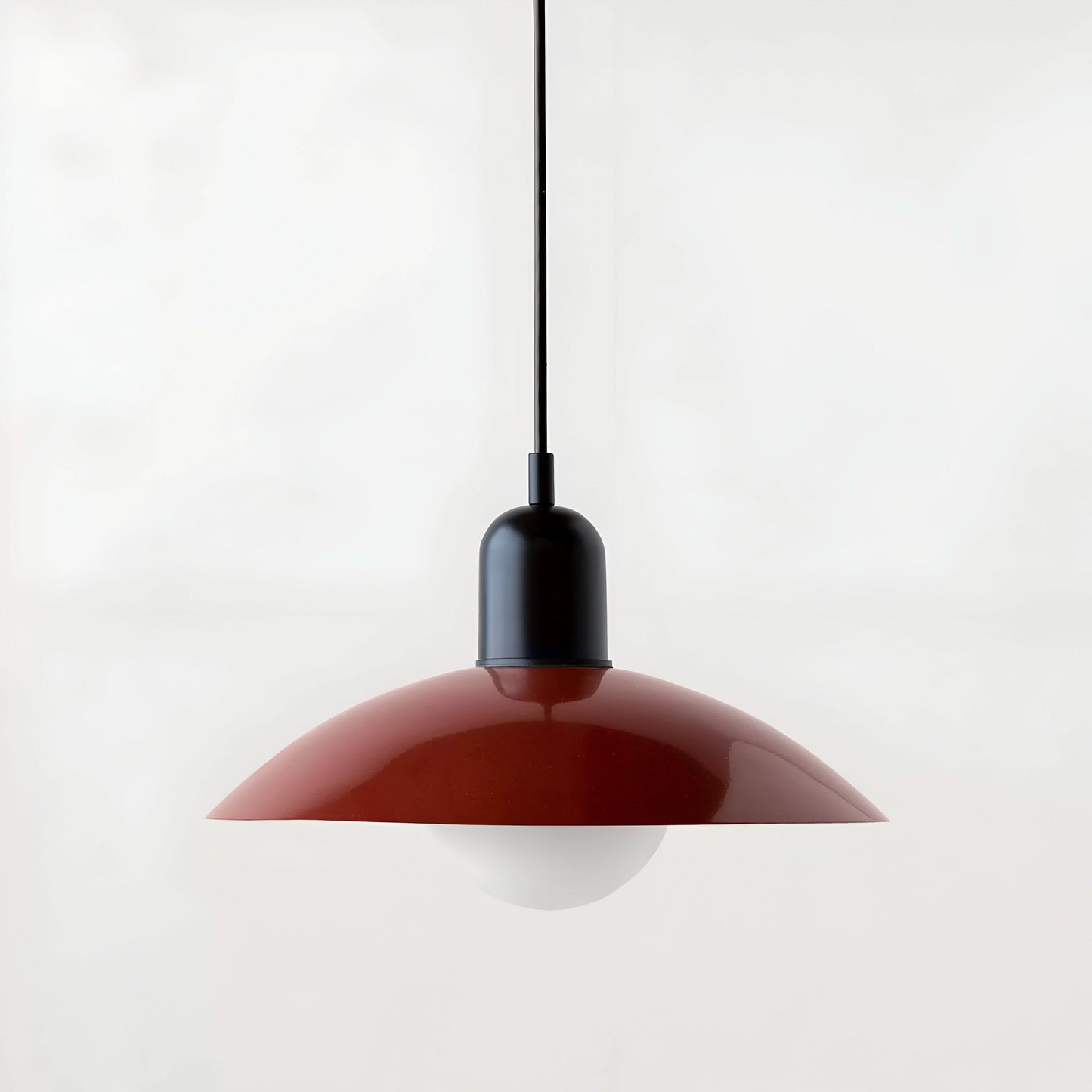 BowLift | Modern Macaron Bauhaus Pendant Light – Iron Shade