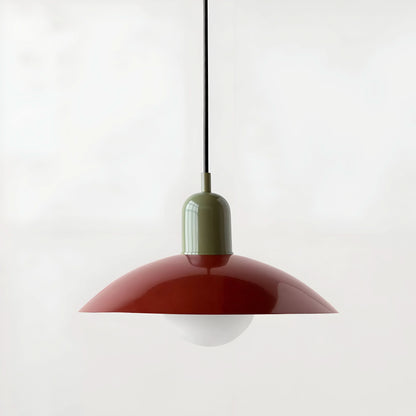 BowLift | Modern Macaron Bauhaus Pendant Light – Iron Shade