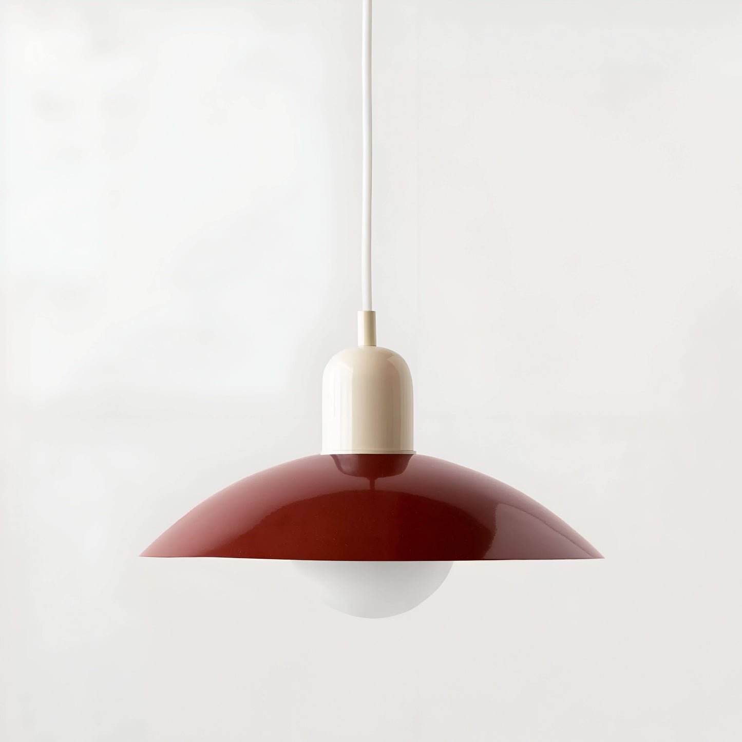 BowLift | Modern Macaron Bauhaus Pendant Light – Iron Shade
