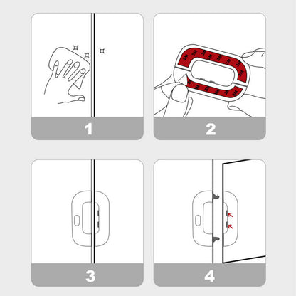Refrigerator door safety lock | Brehn