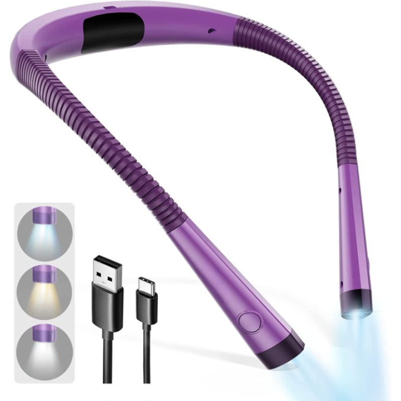 BowLift | Adjustable LED neck light with battery – Ergonomic reading light