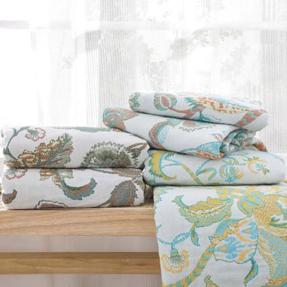 BowLift | Reverie Floral Tassel Cotton Blanket