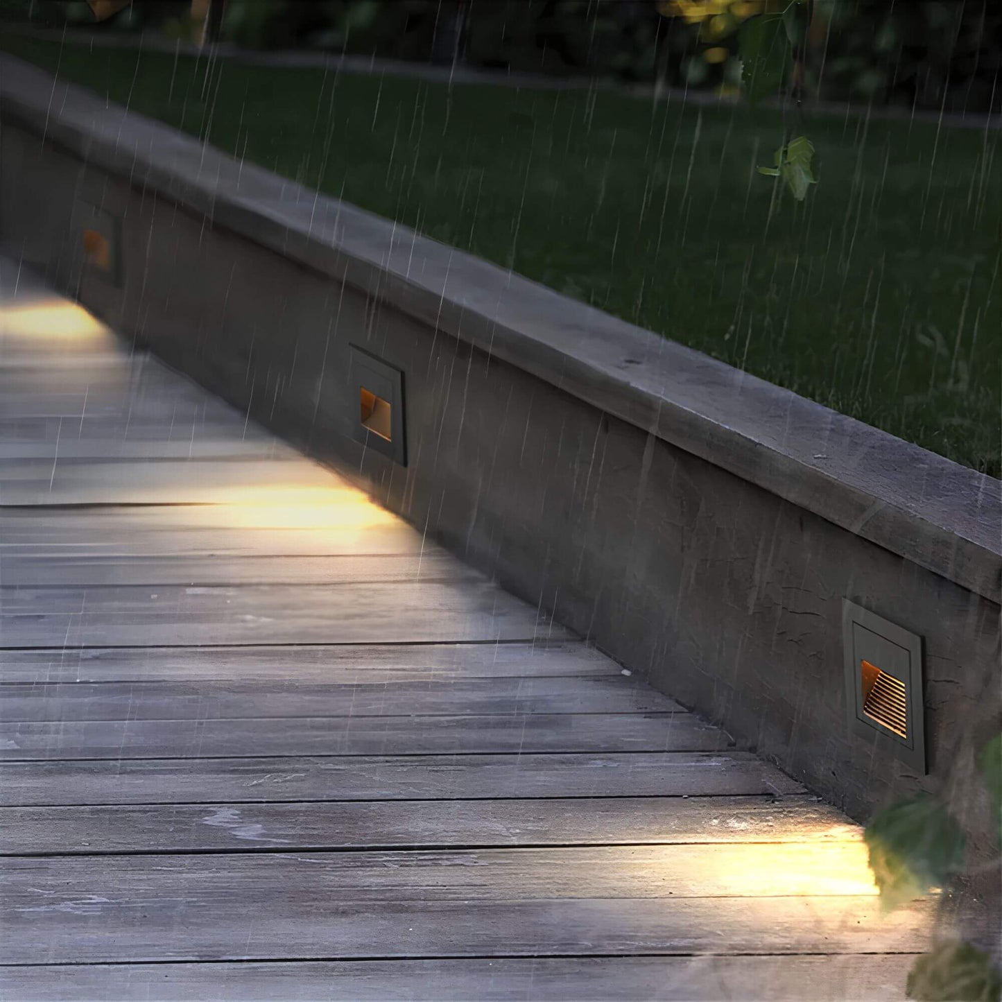 Elegant stair wall lamp for safety and atmosphere