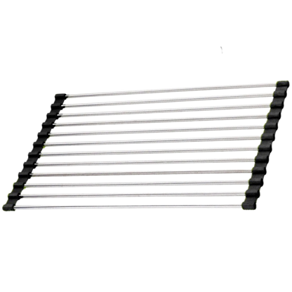 Roll-up Stainless Steel Rack for Dishes and Produce