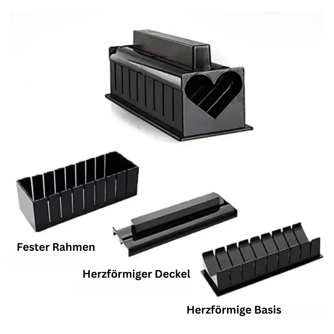 BowLift | Sushi Rolls and Cutting Set – Practical Sushi Kit with Templates and Accessories