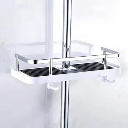 BowLift | Rust-resistant shower shelf - adjustable, drill-free installation