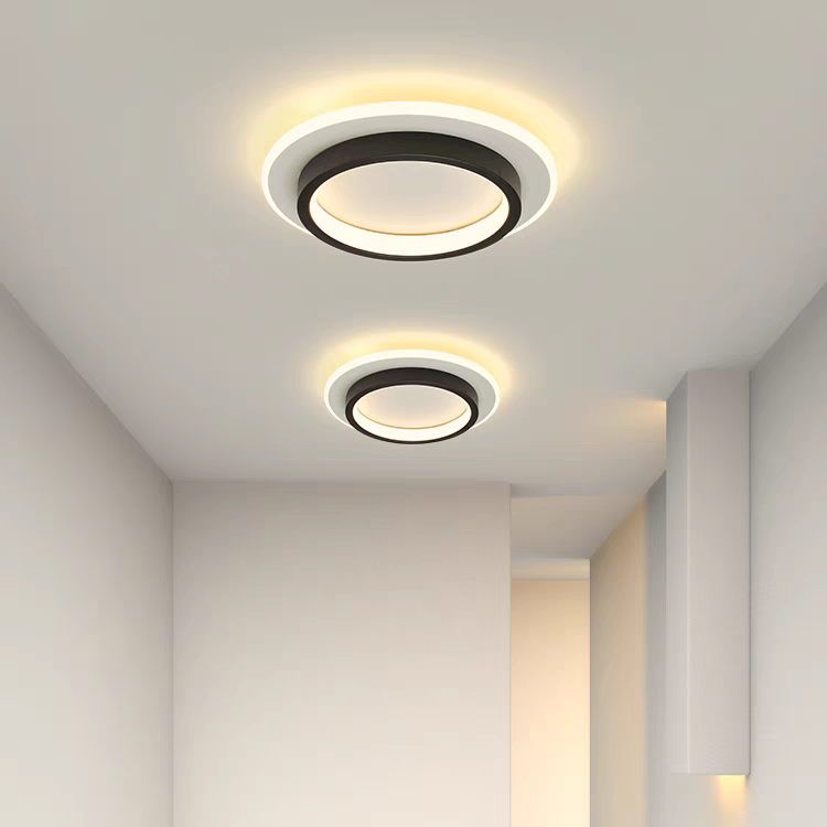 Round Metal Acrylic LED Ceiling Light | Karnz