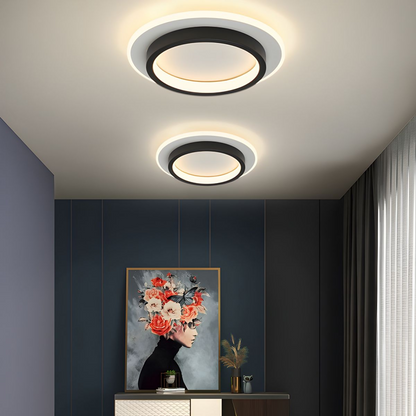 Round Metal Acrylic LED Ceiling Light | Karnz