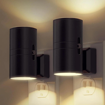 Skanto | Dimmable Plug-In Night Light with Motion Sensor - LED Light for Bedrooms, Hallways, and Stairs