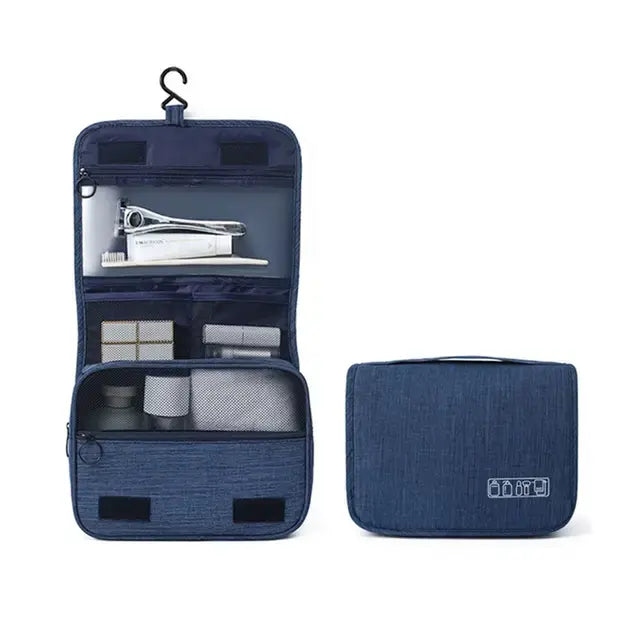 Skanto | CompactCare Toiletry Bag – Foldable, Water-Resistant, and Travel-Friendly