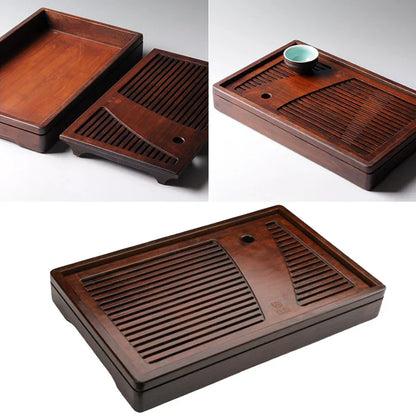 Skanto | Bamboo Solid Wood Tea Ceremony Tray