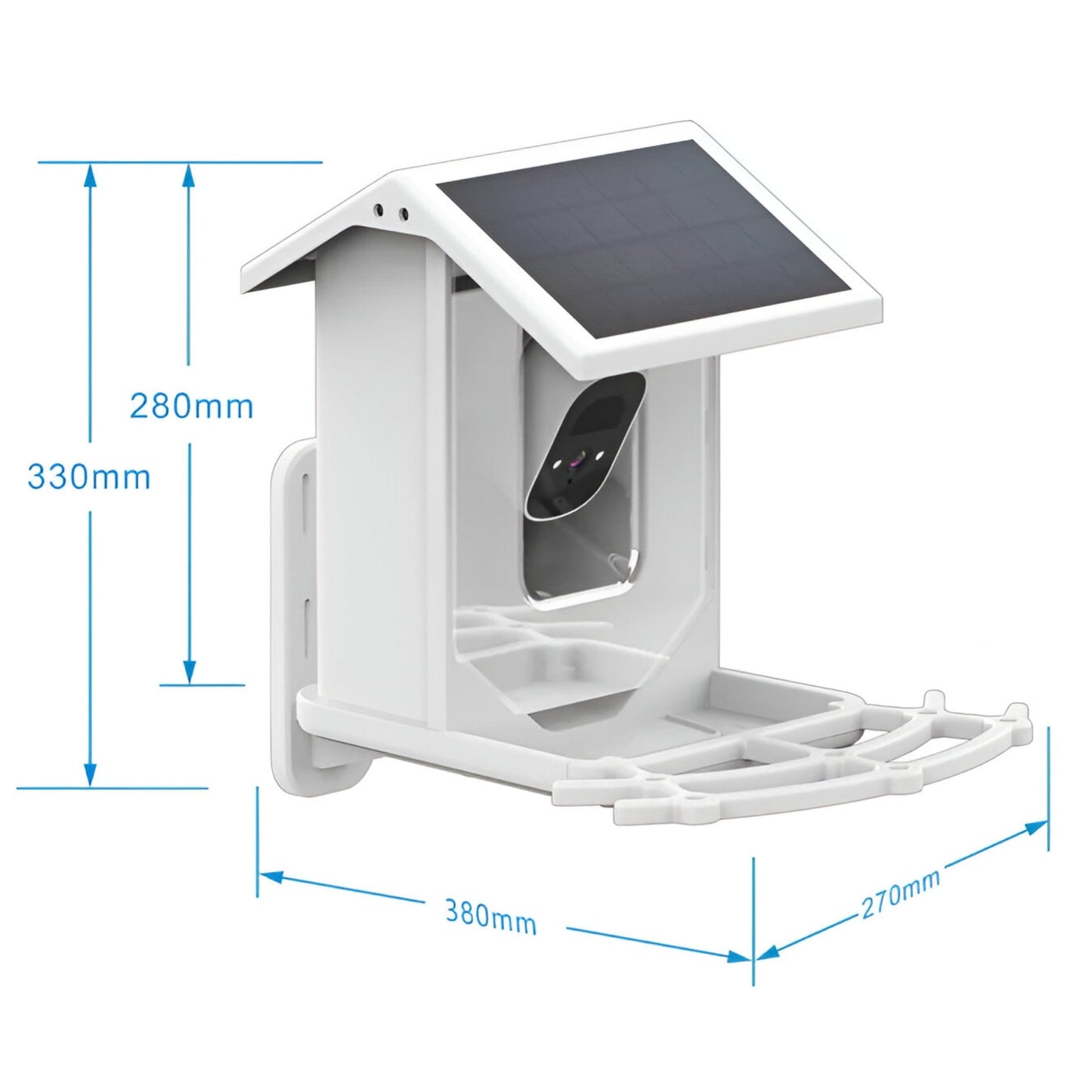 Skanto | Auxco | Smart Bird Feeder with 1080P HD Camera, AI Bird Recognition & Solar Charging