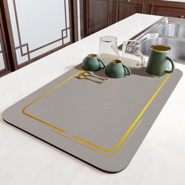 Absorbmat Premium - The Perfect Kitchen Mat for Dry and Safe Dishware