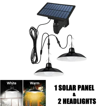 BowLift | Solivara Solar Chandelier | With Sensor & Remote Control | IP65 | Warm/Cold White | 10h Runtime