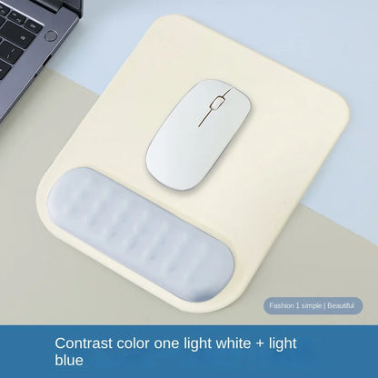 BowLift | Palmira Mouse Pad | Ergonomic & Stylish | Memory Foam Comfort | Non-Slip & Decorative