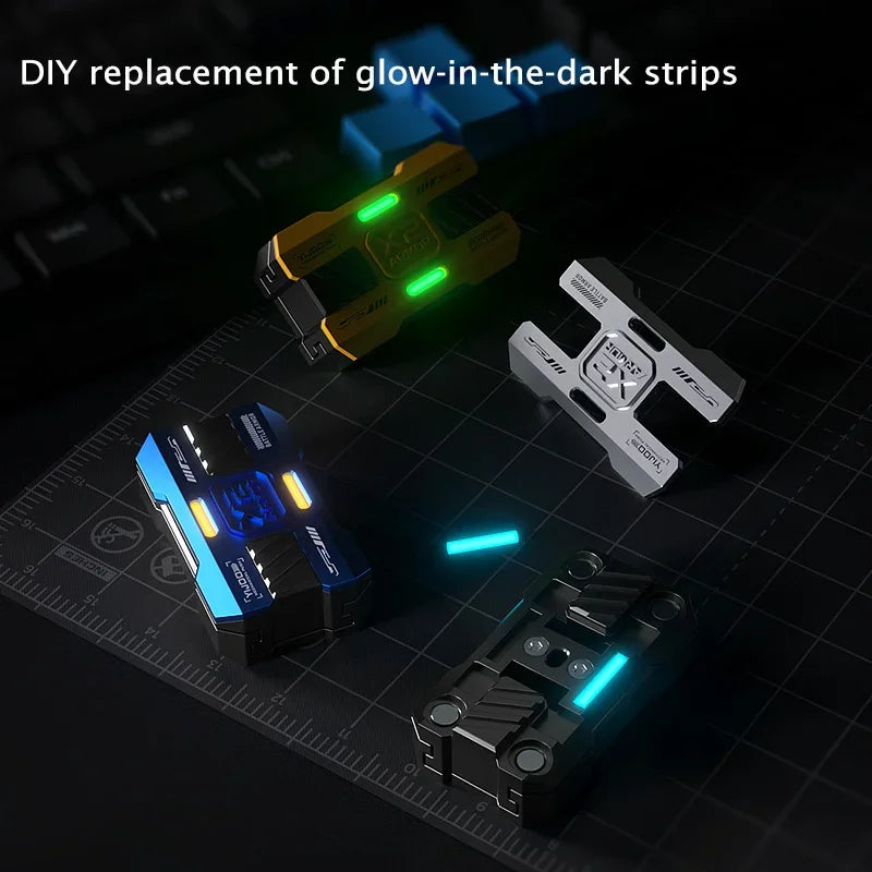 Skanto | Luminous Magnetic Push Slider Metal Fidget