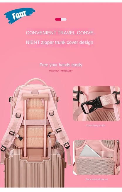 Skanto | Travel Carry-On Backpack with Shoe Compartment