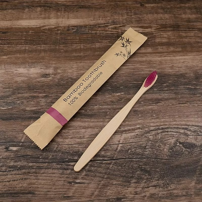 BowLift | Eco-Friendly Bamboo Toothbrush Set – 10 Pack Soft Bristle Brushes for Adults