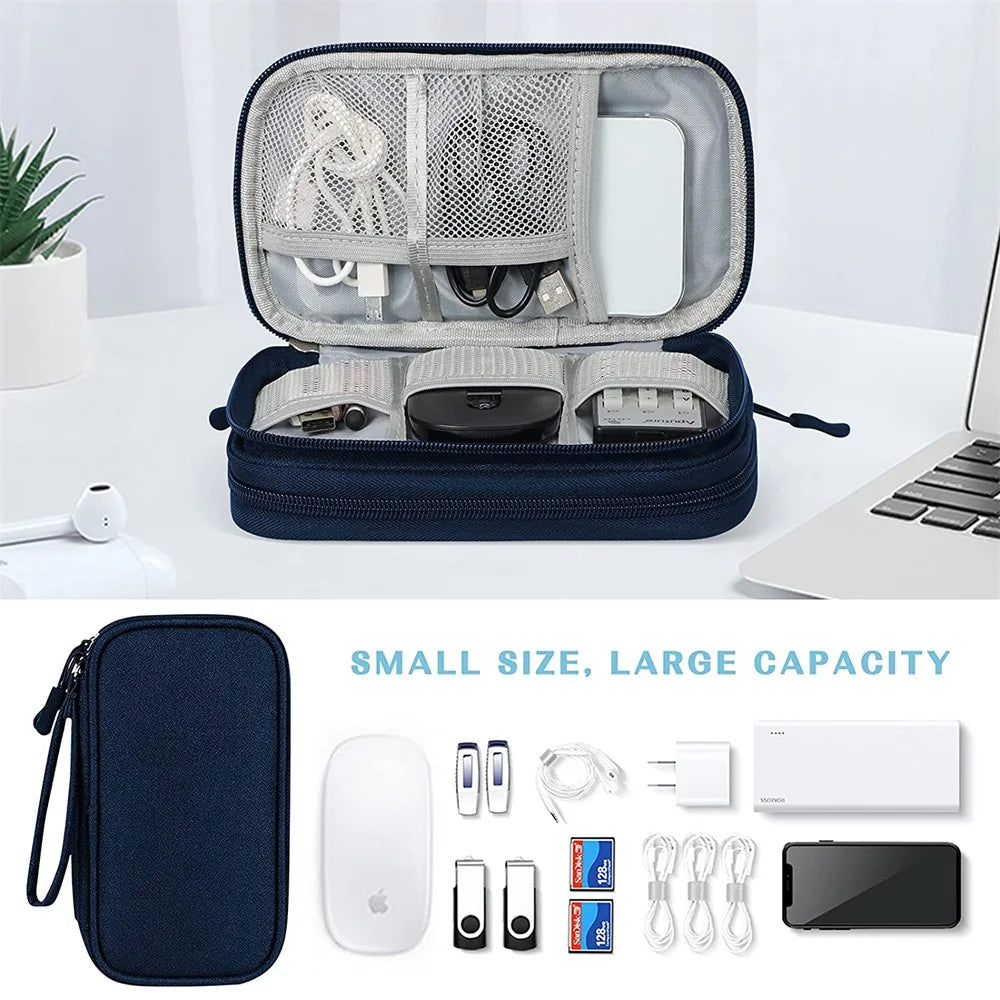 BowLift | TechPack | Electronic Organizer | Double Layer Design | Waterproof Oxford Fabric