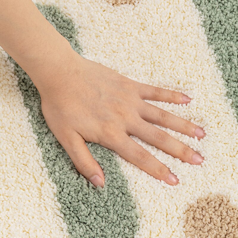 Geometric Tufted Bath Mat | Skanto