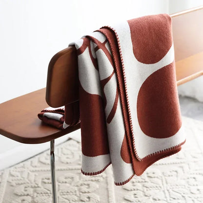 BowLift | NordLuxe | Jacquard Throw Blanket | Imitation Cashmere | Soft & Warm | Sofa Throw & Bedspread in Nordic Style
