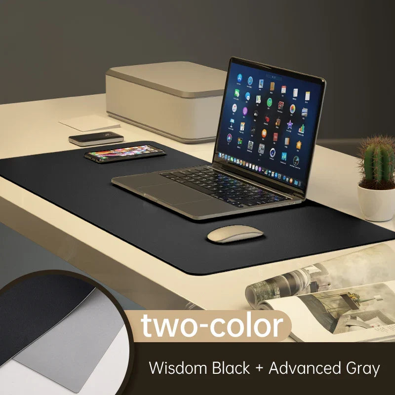 Skanto | Large Waterproof PU Leather Gaming Mouse Pad & Desk Mat