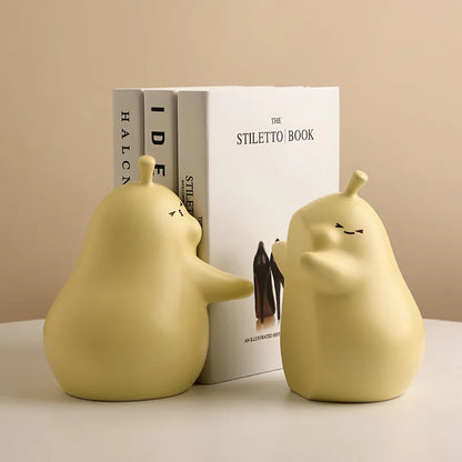 Hugging Pear Bookends | Bowlift