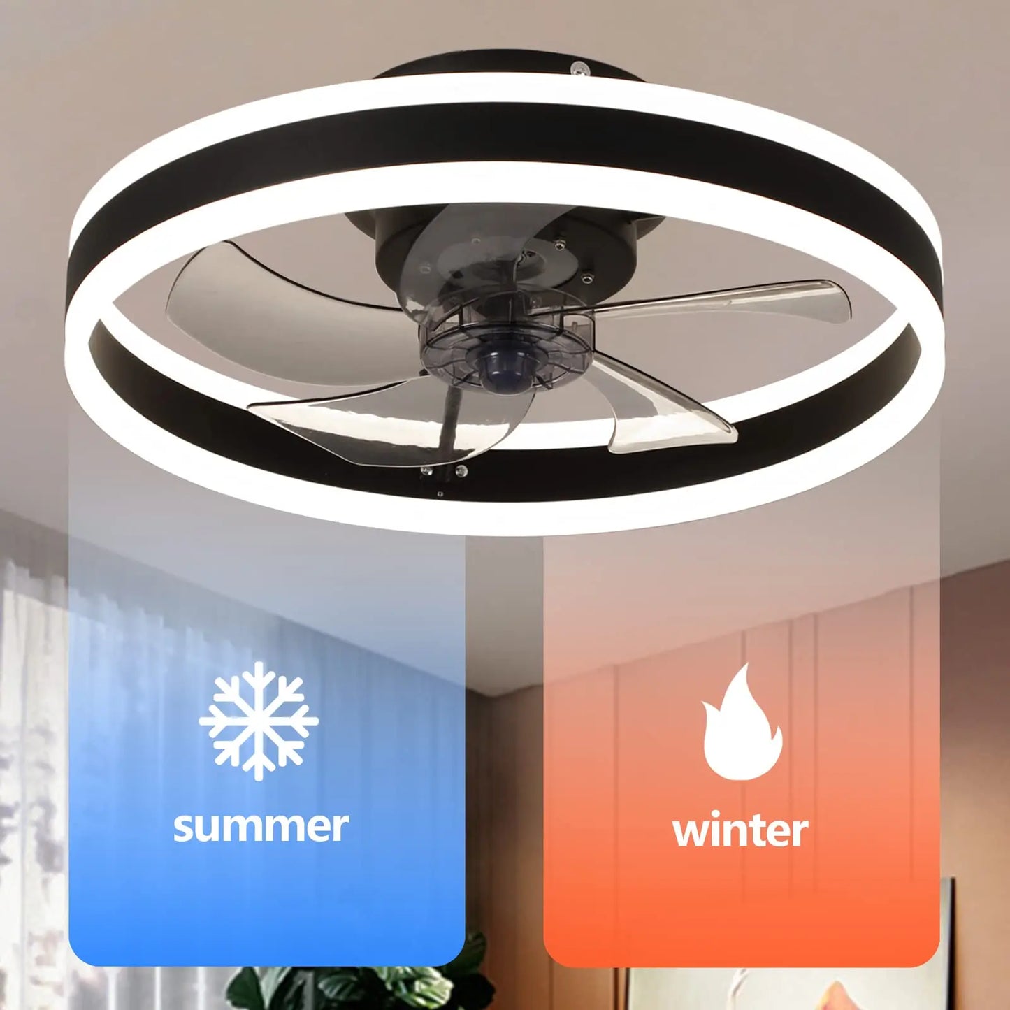 Skanto | Aura Silent LED Ceiling Fan Light