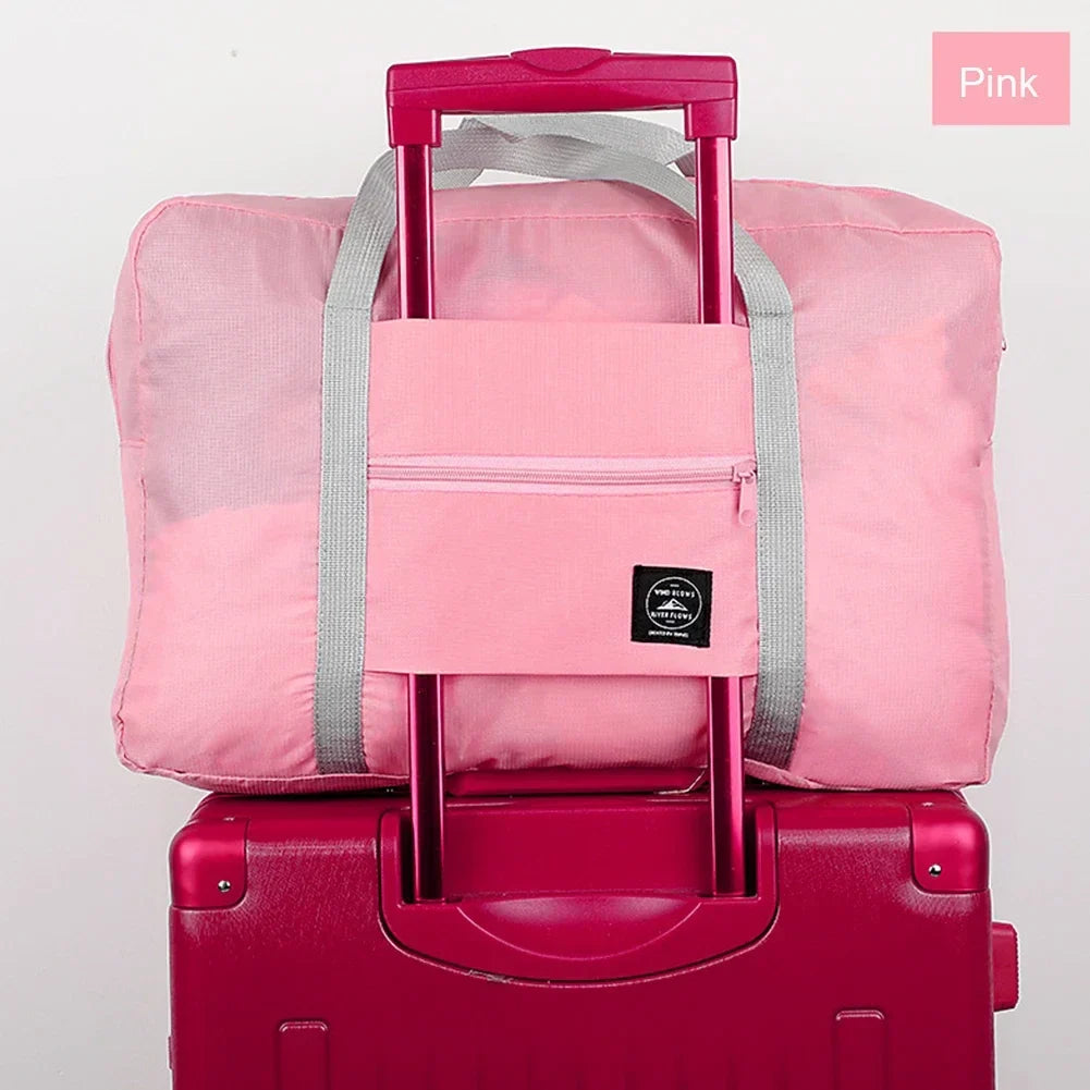 BowLift | Voyapura Folding Travel Bag | Waterproof & Ultralight | Large Capacity | Unisex Nylon Luggage