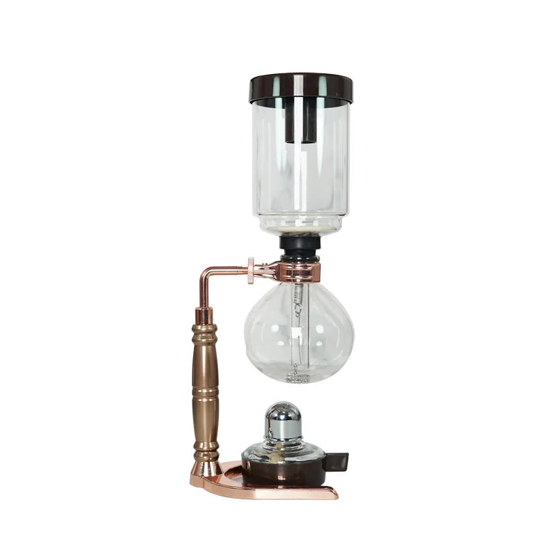 Skanto | Siphon Coffee Brewer Set | 3/5 Cups & Barista Accessories | Elegant Design