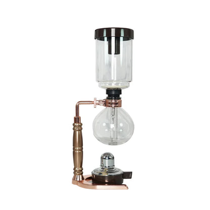 Skanto | Siphon Coffee Brewer Set | 3/5 Cups & Barista Accessories | Elegant Design