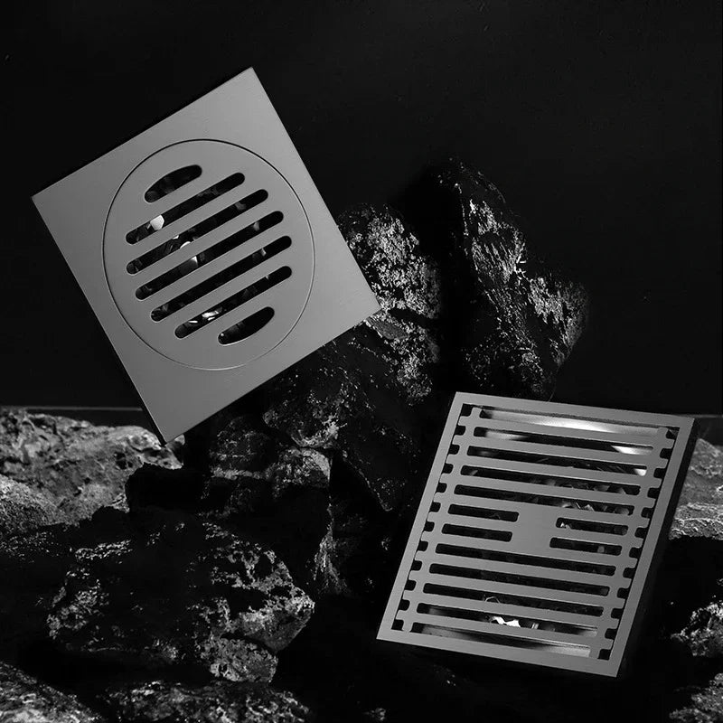 AquaShield Square Stainless Steel Floor Drain Karnz