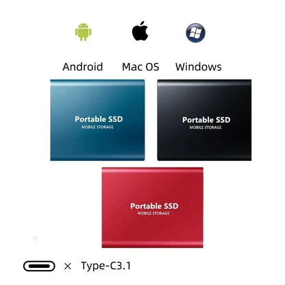 Skanto | TECHNOLOGY | Skanto Superfast External SSD 2TB | Mini SSD | High-Speed Storage for Laptop and PC