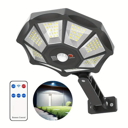 BowLift | Lumiaro OctaBeam | 360° Solar lamp | 168 LEDs & motion sensor | With remote control
