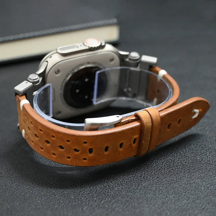 Skanto | Genuine Leather Apple Watch Band – Stylish and Durable Strap for Your Apple Watch
