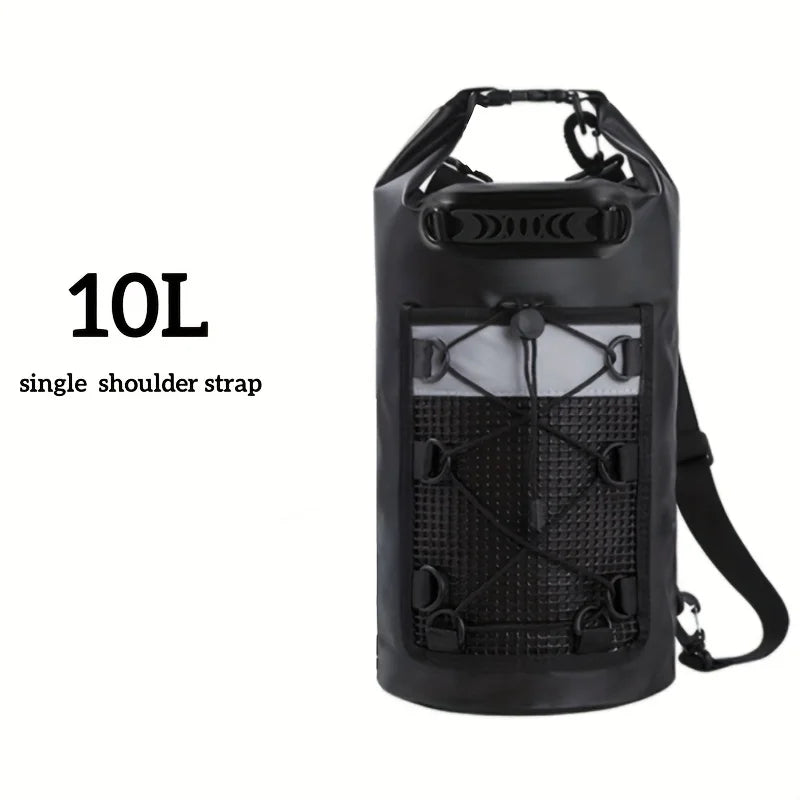 BowLift | Waterproof Dry Bag AQUARIX Motion | 10/20/30 L | Rolltop & Shoulder Strap | For Kayak, Beach & Trekking