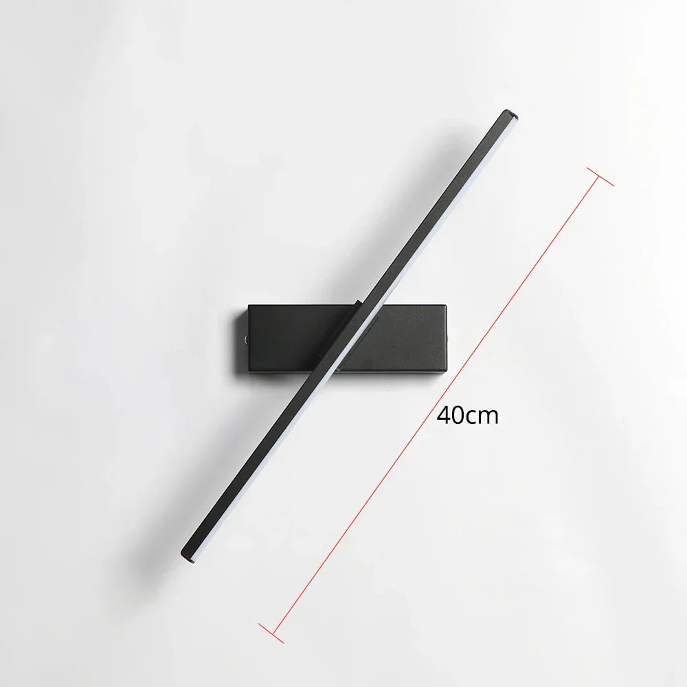 BowLift | AuroLite Adjustable LED Wall Light | 330° Swiveling | Modern Design for Bedroom & Living Room | Aluminum