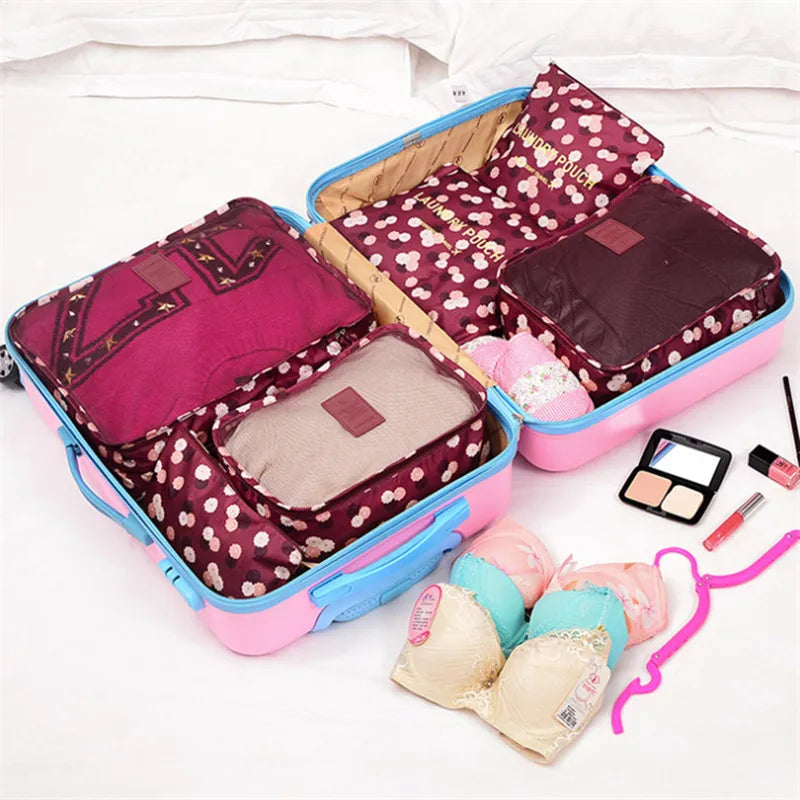 Karnz | TRAVORO Packing Cube Set | 6-piece | Waterproof & Extra Volume | Suitcase Organizer for Men