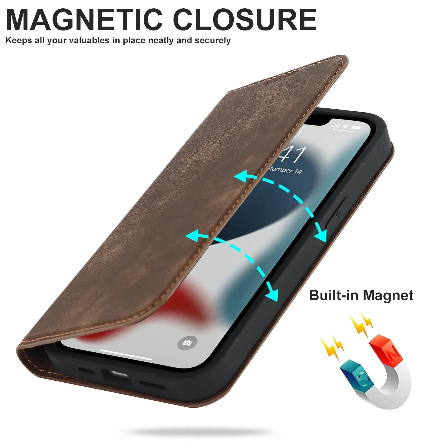 Sandsberg Wallet Case MagSafe Wireless Charging- iPhone