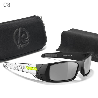 Photochromic sunglasses Black frame with case | Karnz