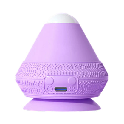 Skanto Skanto | FlexiVibe Massage Ball | USB Rechargeable | Heat & Vibration Therapy | Silicone | Portable & Self-Adhesive