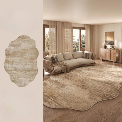 BowLift | Irregular Plush Rug Light Luxury Washable for Bedroom and Living Room
