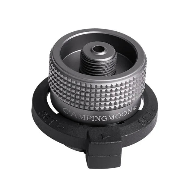 Skanto | Butane Canister Adapter with Holder: For Lindal Valve Output - 2024 Bottle Connection Thread Type