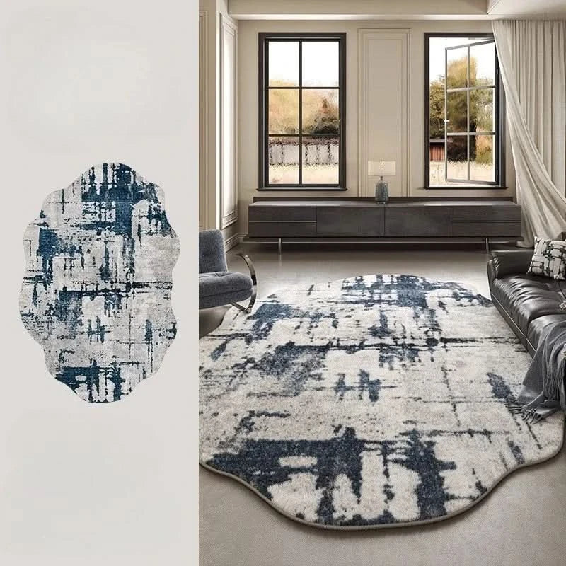 Skanto | Irregular Plush Washable Rug for Bedroom and Living Room