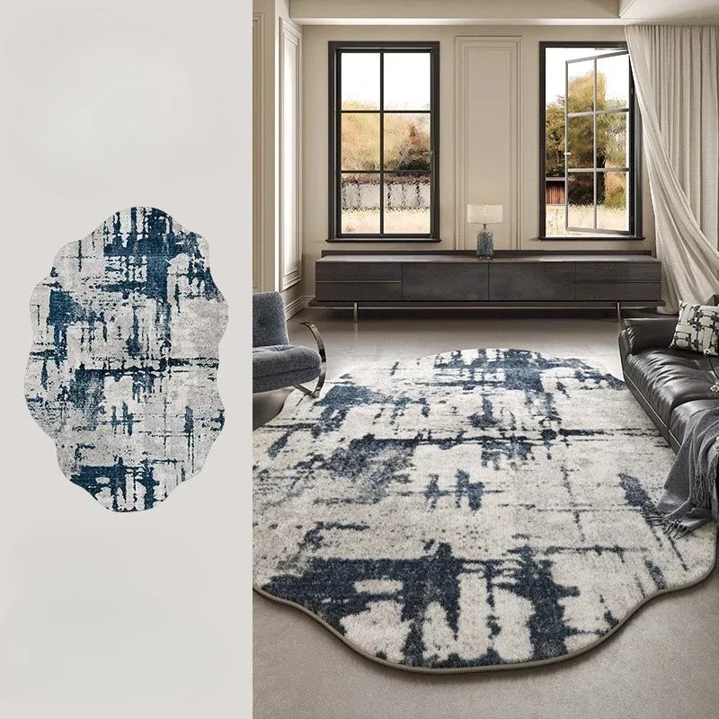 BowLift | Irregular Plush Rug Light Luxury Washable for Bedroom and Living Room